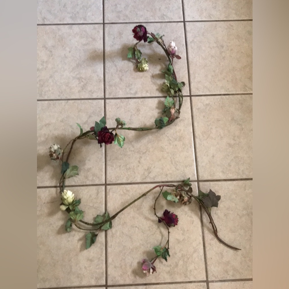 Artificial Rose Vine & Bouquet Bundle